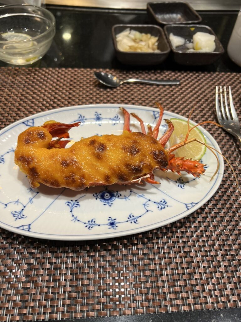 饗宴鐵板燒－焗烤海膽龍蝦